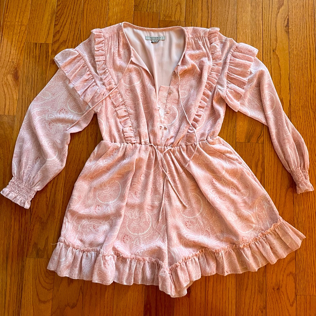 All Saints Ruffle Romper